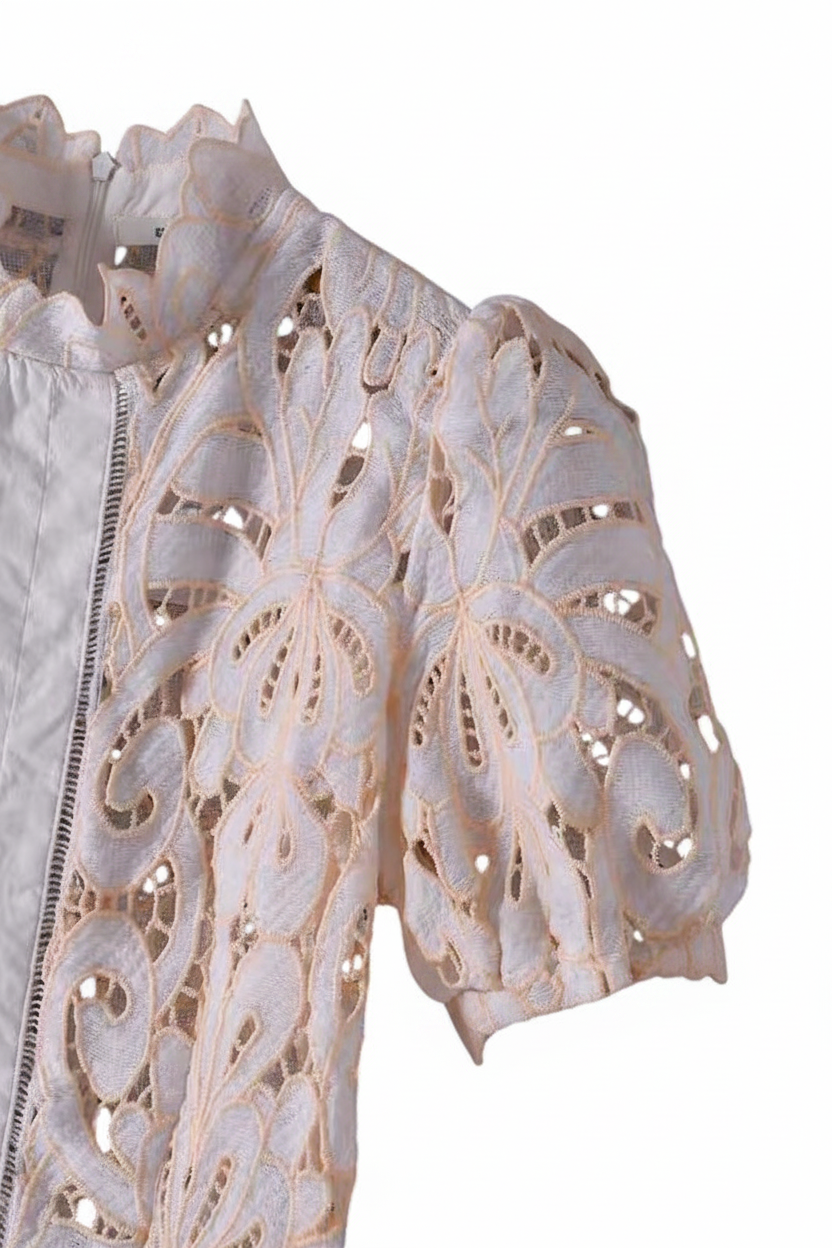 Puff Sleeve Lace Dress