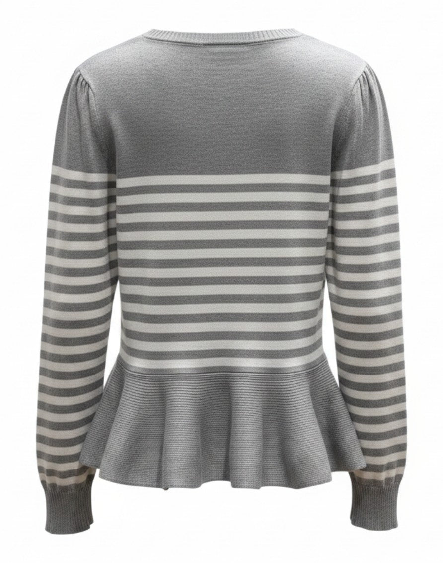 Chloe + Jasmine Striped Knitted Sweater