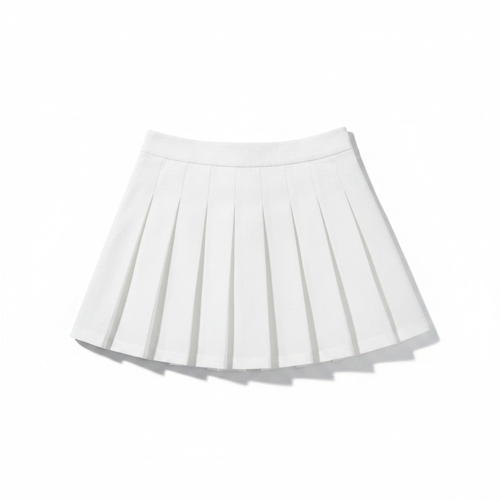 FB SISTER White Pleated Skirt