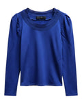 Bread n Butter City Purple Puff Sleeve Blouse