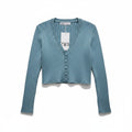 Zara Turquoise Knitted Cardigan