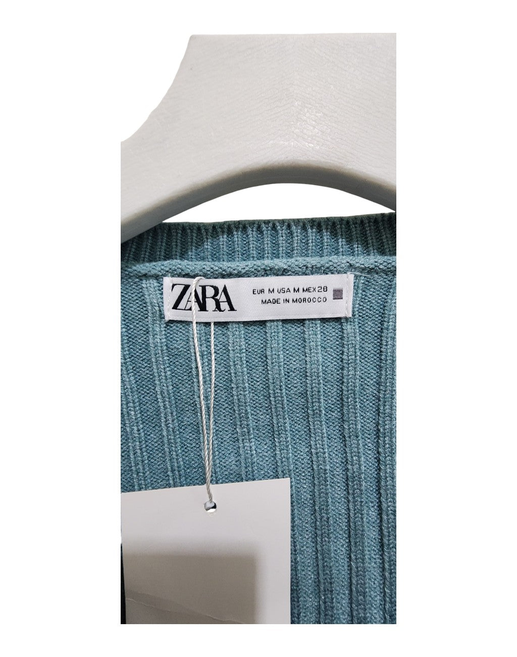 Zara Turquoise Knitted Cardigan