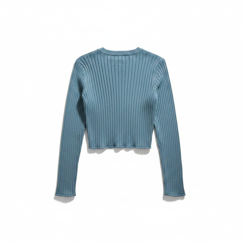 Zara Turquoise Knitted Cardigan