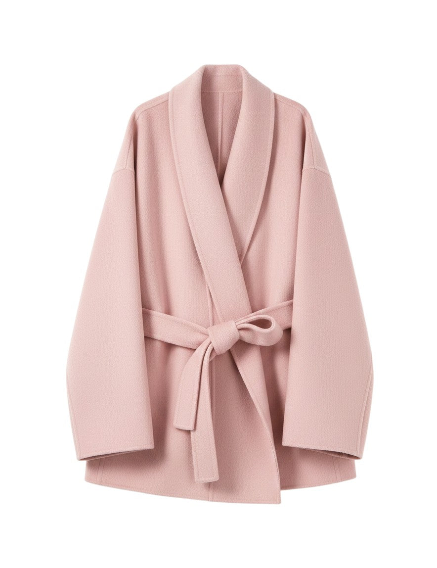 Pink Woolen Coat
