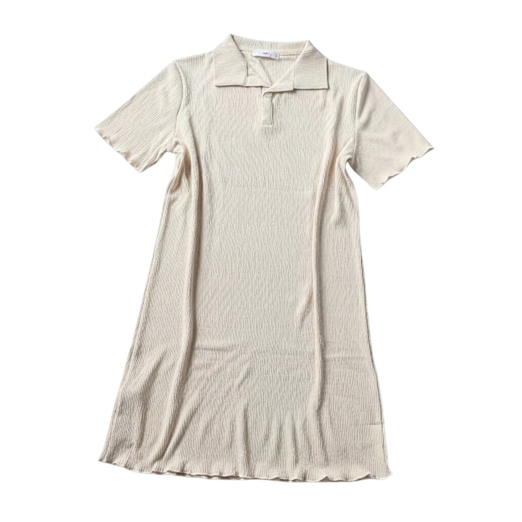 Mango Short Sleeve Polo Dress