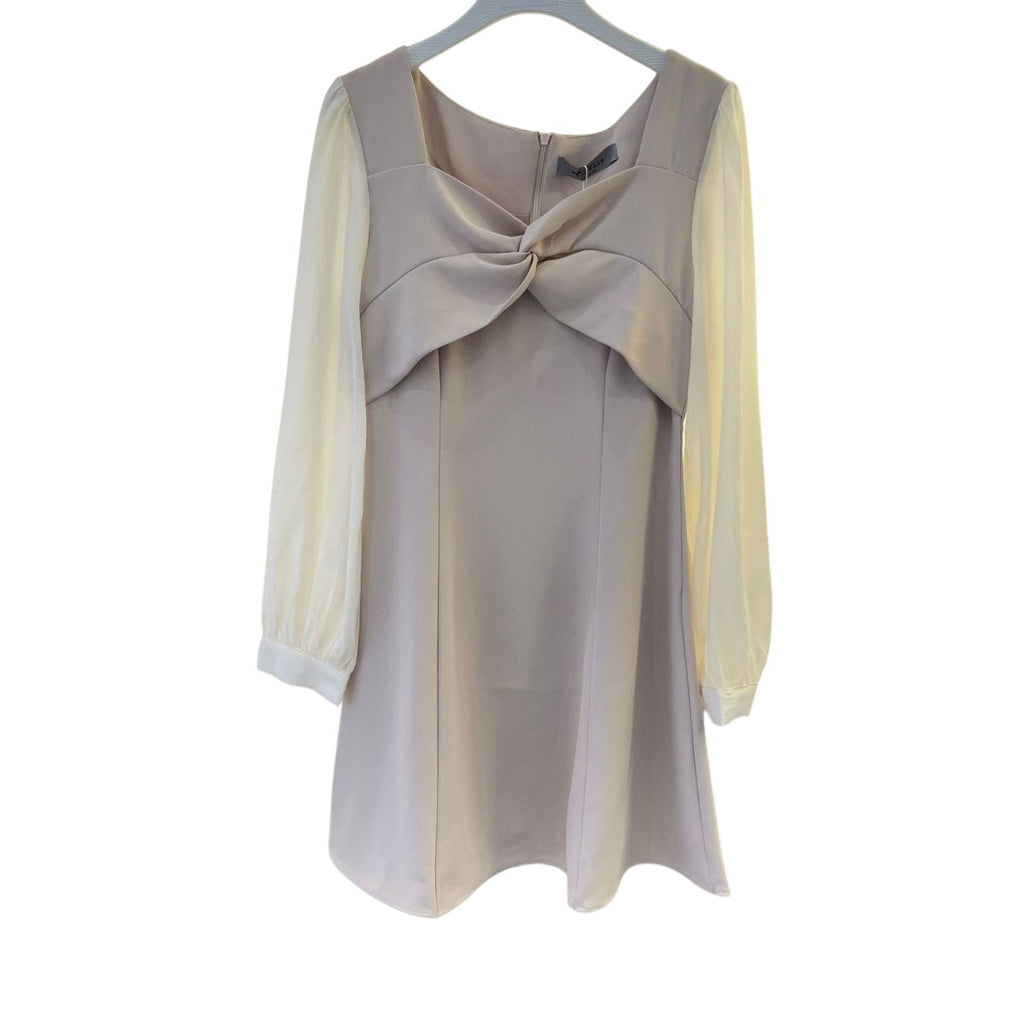 Grey & White Dress