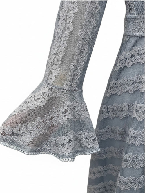Bell Sleeve Lace Dress