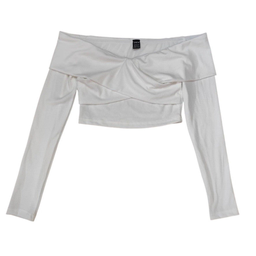 Shein Off-shouder Long Sleeve Top