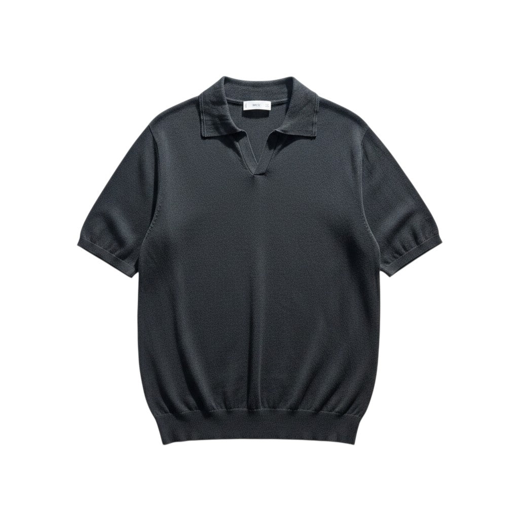 Mango Men's Knitted Polo Top