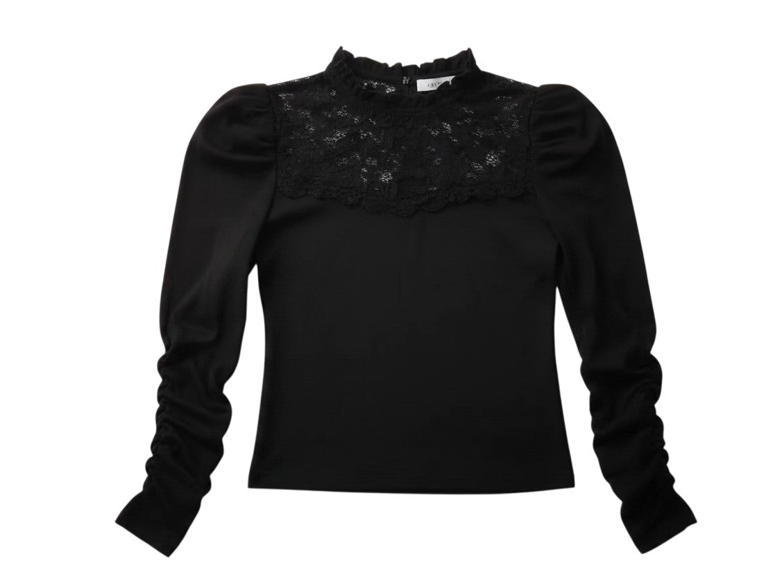 CELEBRITY Knitted Lace Top