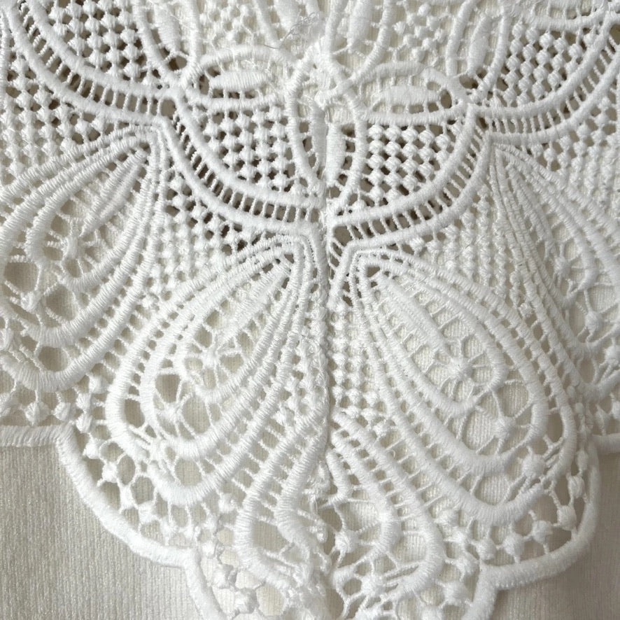 Lace Knitted Cardigan Blouse