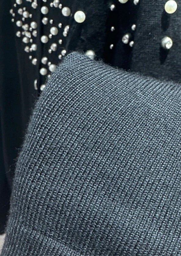 Premise Pearl Beaded Cardigan
