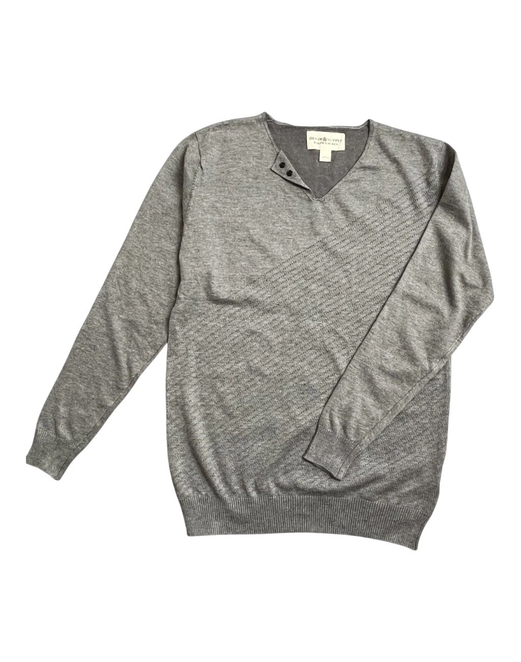 Denim & Supply Ralph Lauren Grey Long Sleeve T-shirt
