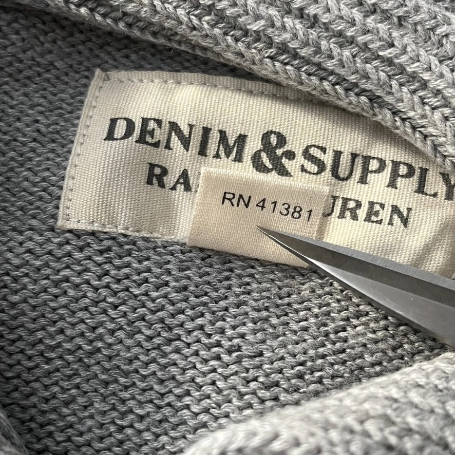 Denim & Supply Ralph Lauren Grey Long Sleeve T-shirt