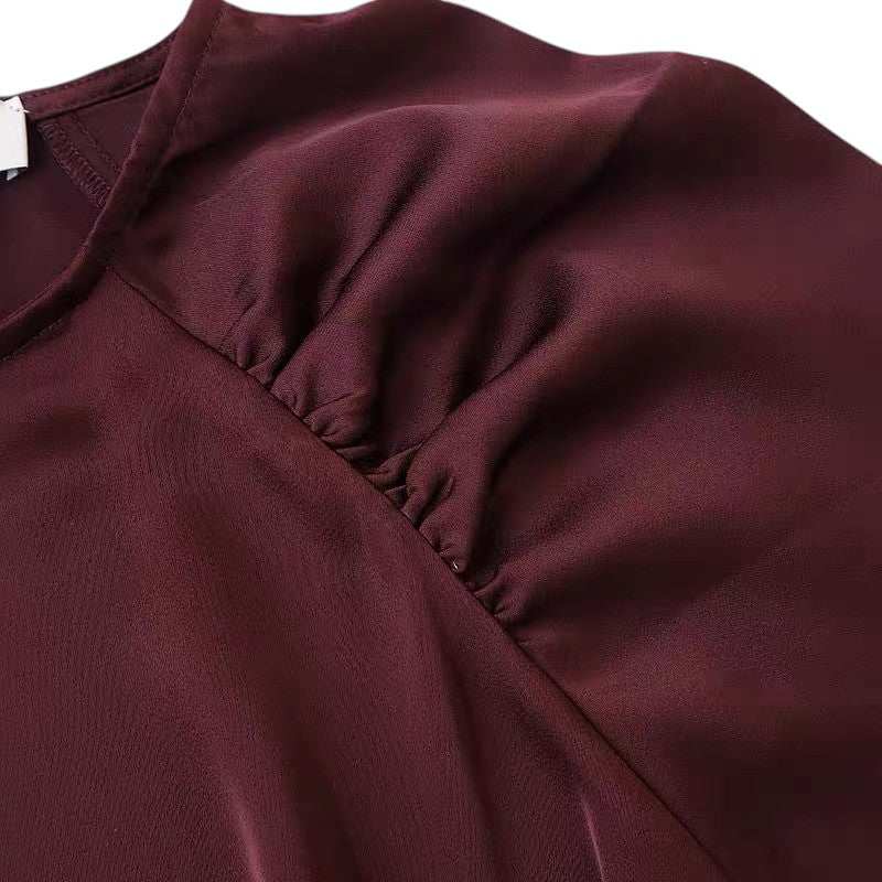 Evereve Maroon Blouse