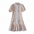 Puff Sleeve Lace Dress