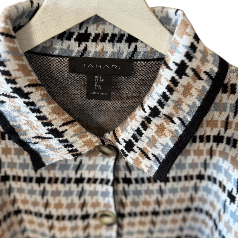 TAHARI Checkered Sweater