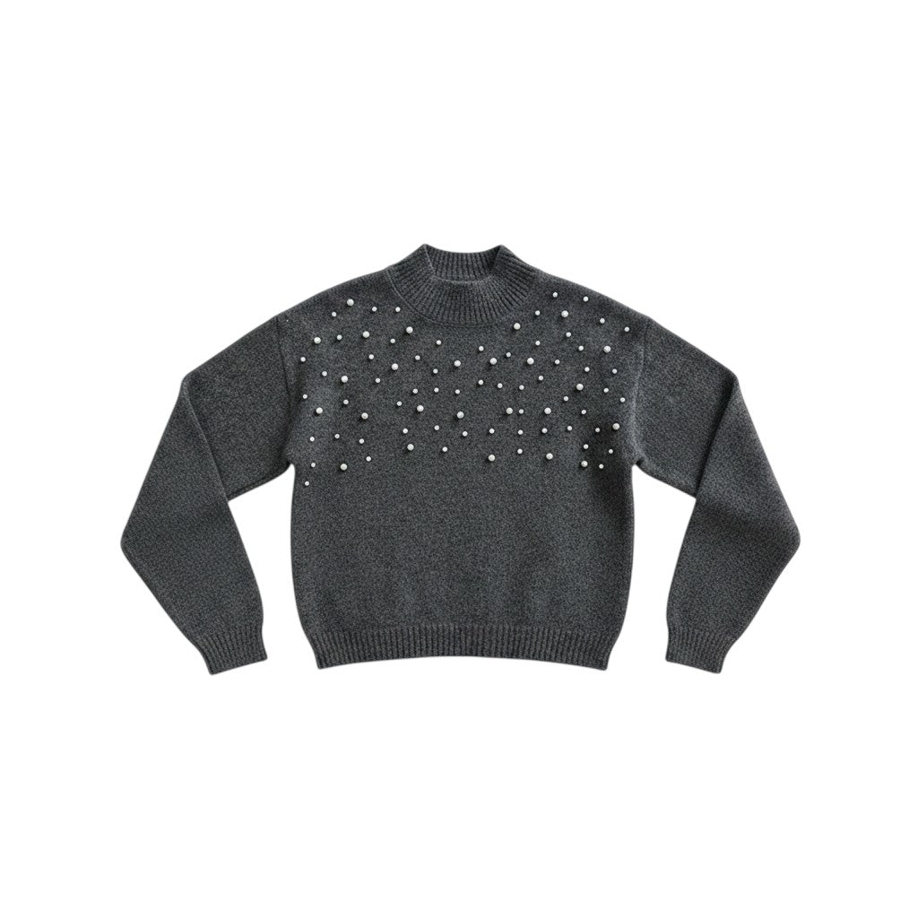 ZARA Pearl Beaded Sweater