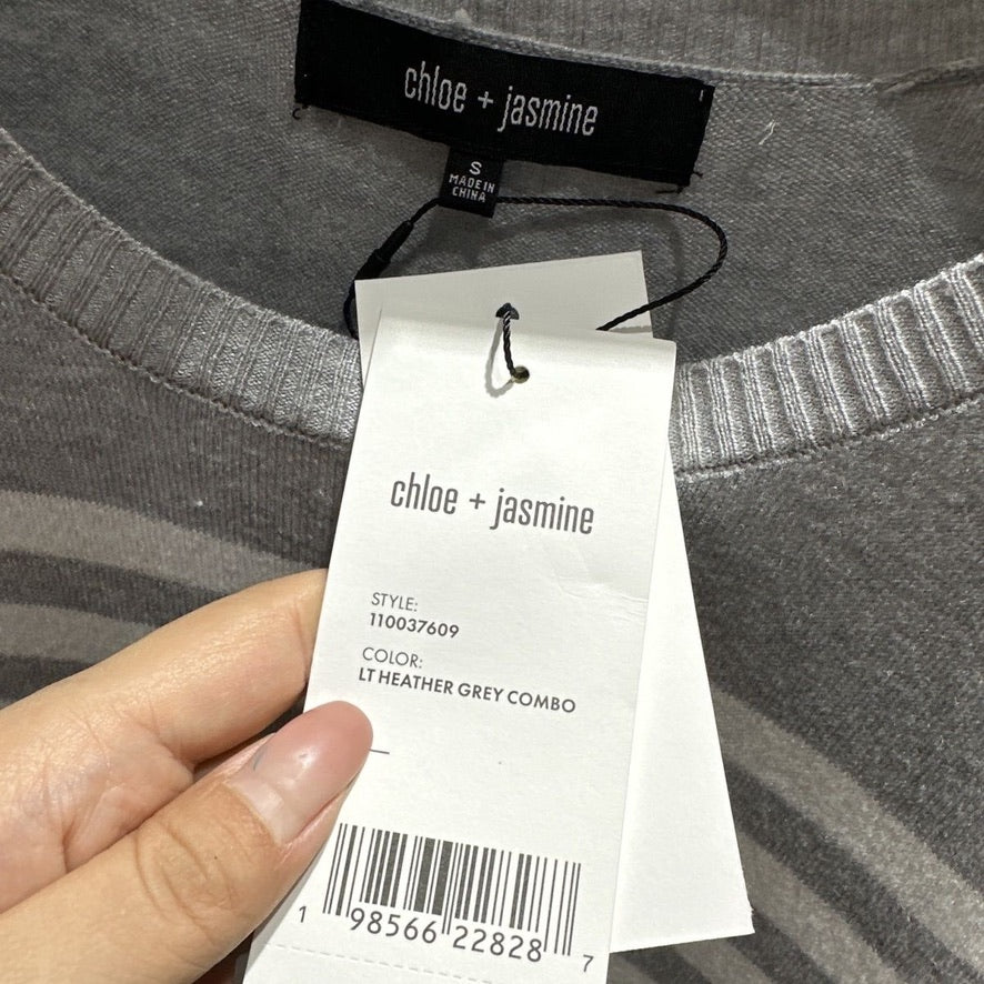 Chloe + Jasmine Striped Knitted Sweater