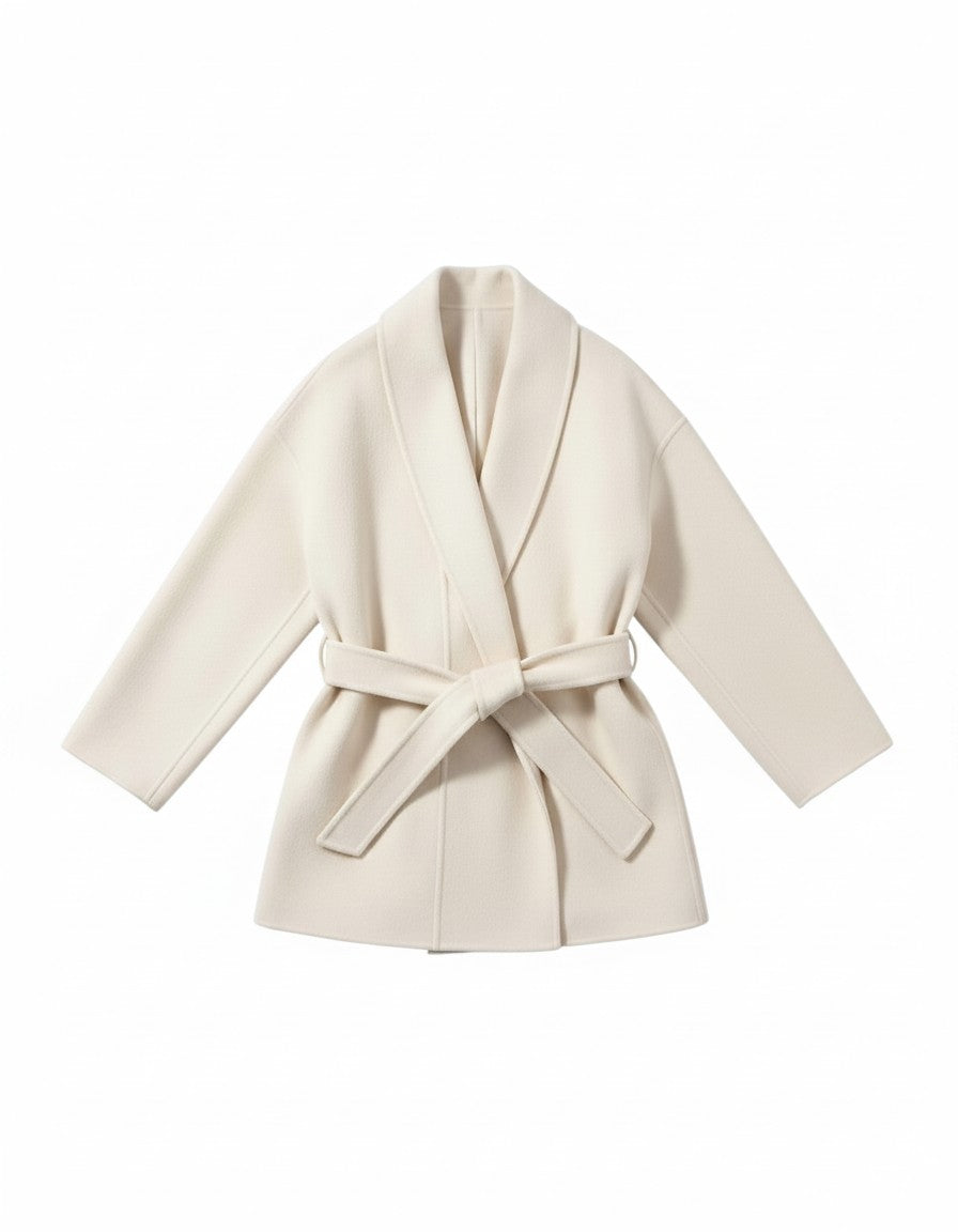 White Woolen Coat