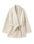 White Woolen Coat