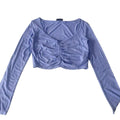 Low Cut String Blouse