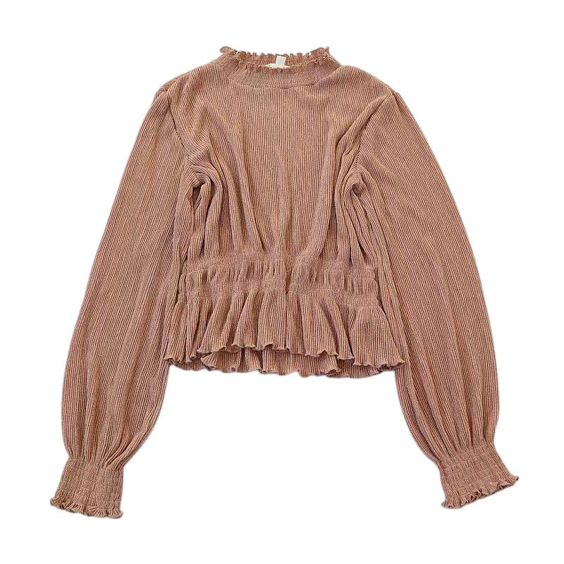 Shabby Chic Pleated Blouse