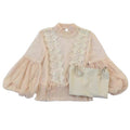 Puff Sleeve Lace Blouse