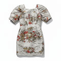 Munthe Embroidered Cocktail Midi Dress