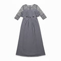 Chiffon Ruffled Short Sleeve Dress
