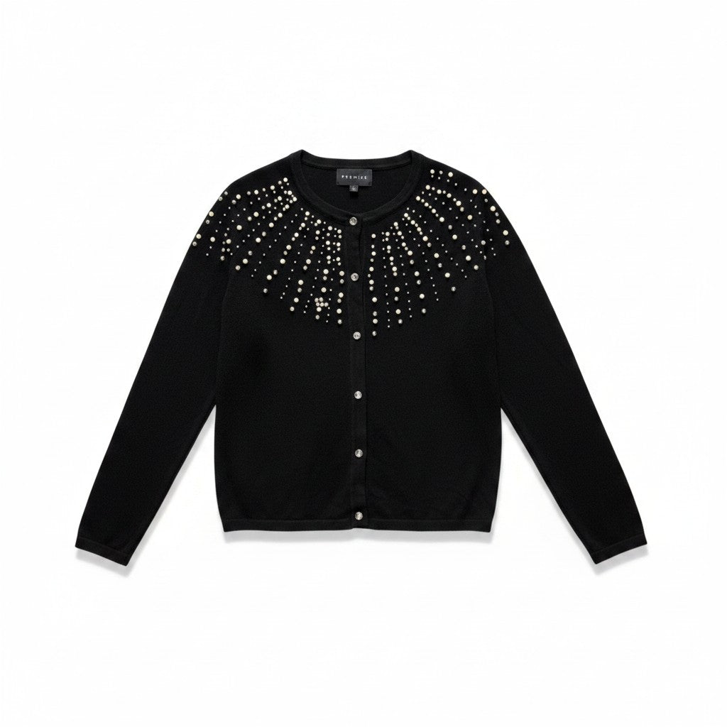 Premise Pearl Beaded Cardigan