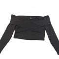 Shein Off-shouder Long Sleeve Top