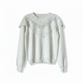 Lace Knitted Cardigan Blouse