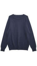 Navy Blue Knitted Top