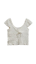 Tied V-neck Blouse