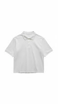 Polo Collared Short Sleeve Top