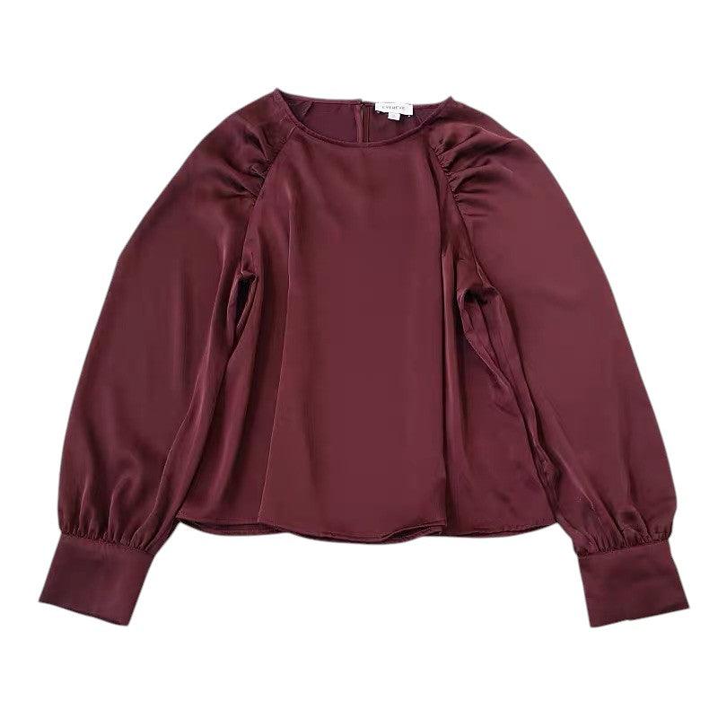 Evereve Maroon Blouse