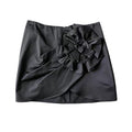 Black Flower Skirt