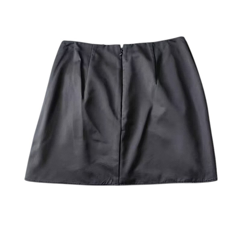 Black Flower Skirt