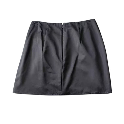 Black Flower Skirt