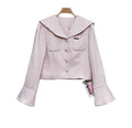 LA Vague Flair Collared Jacket
